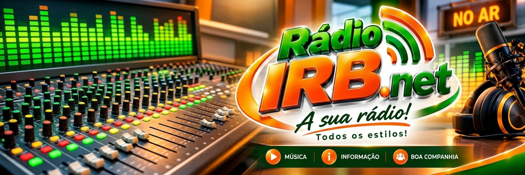 A rádio do Instituto Rubinho Butieri.
